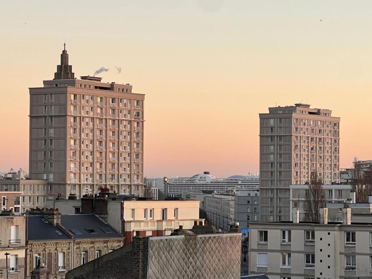 Le Petit Nid Perche Sous Les Toits, Vue Mer Гавр Экстерьер фото